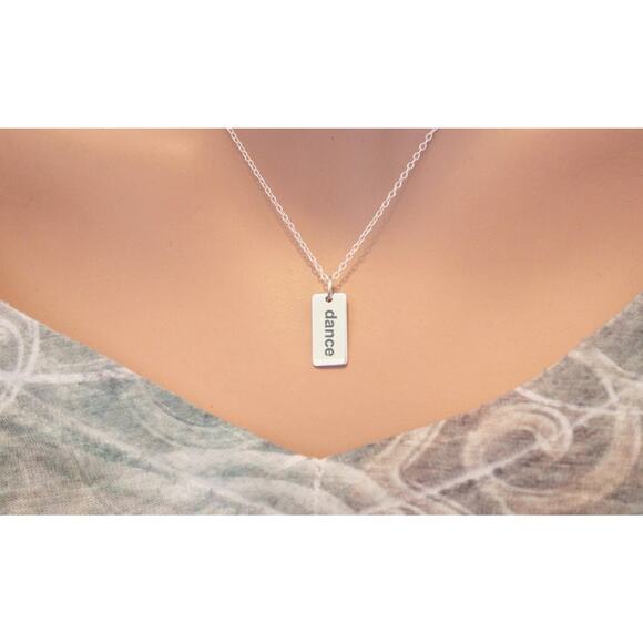 Sterling Silver Dance Necklace - Picture 1 of 3